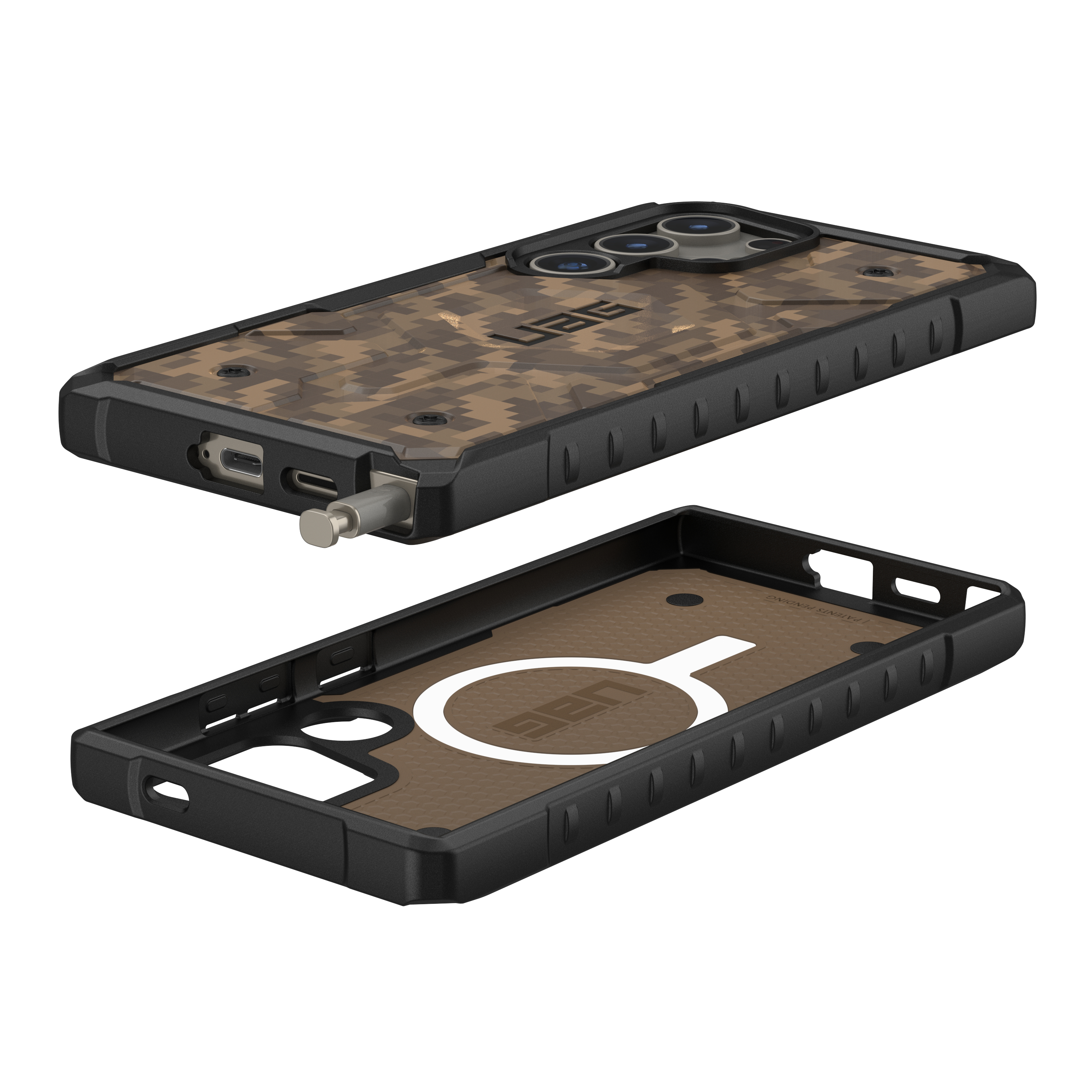 Samsung Galaxy S24 Ultra Schutzhülle Pathfinder SE MagSafe-Modul (214426118280) - Digi Camo Dark Earth