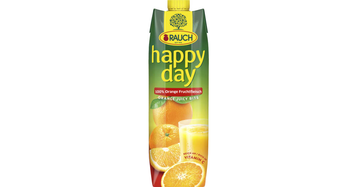 Rauch Happy Day Orange mit Fruchtfleisch 1,0 Liter (Einweg)