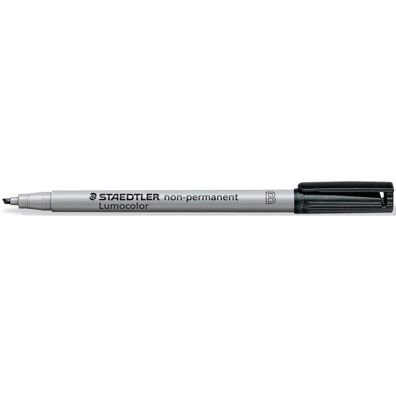 Staedtler Folienschreiber Lumocolor, non-permanent, B, schwarz