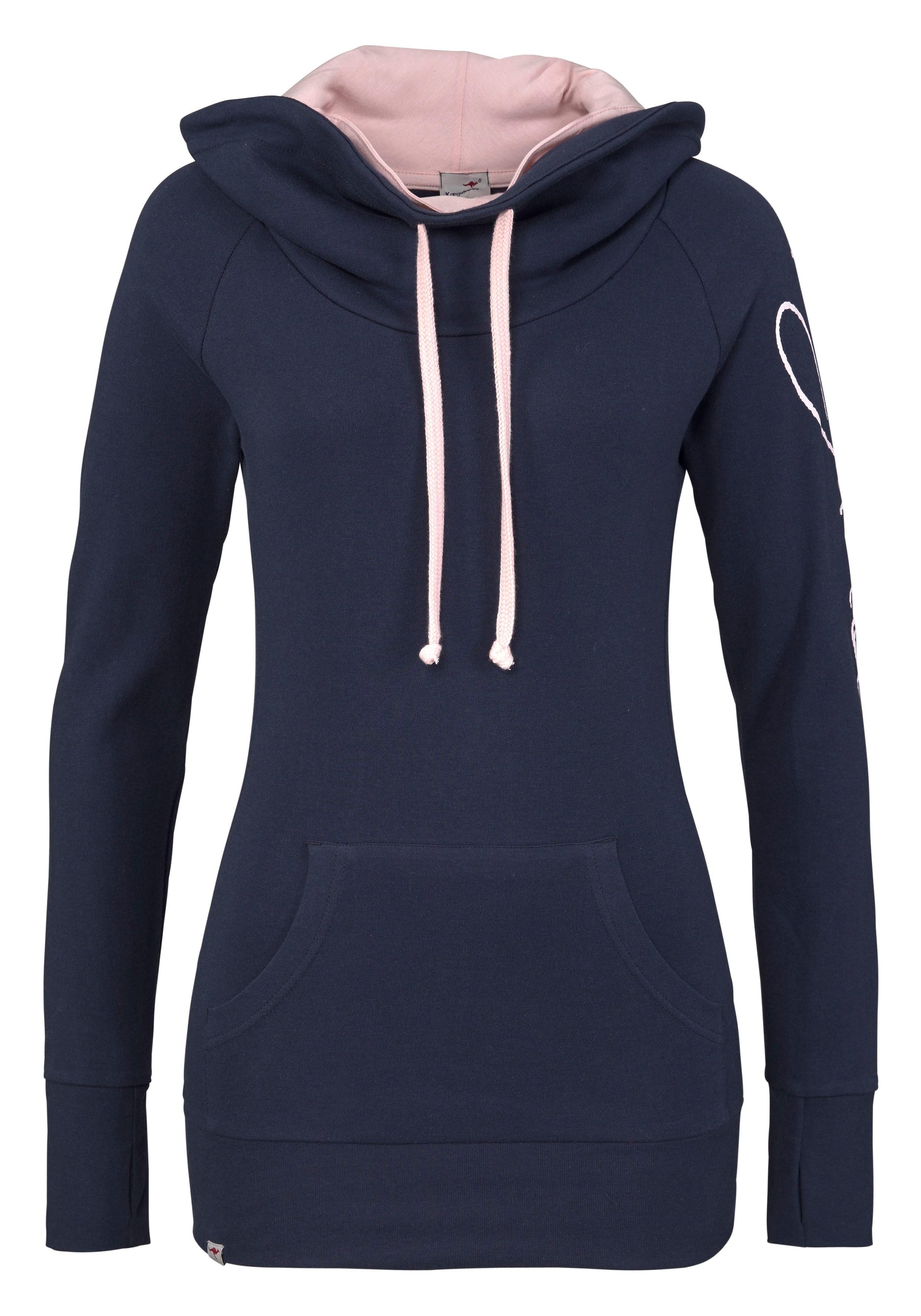 KangaROOS Longsweatshirt , figurbetonter Schnitt,  mit stylischem Logodruck
