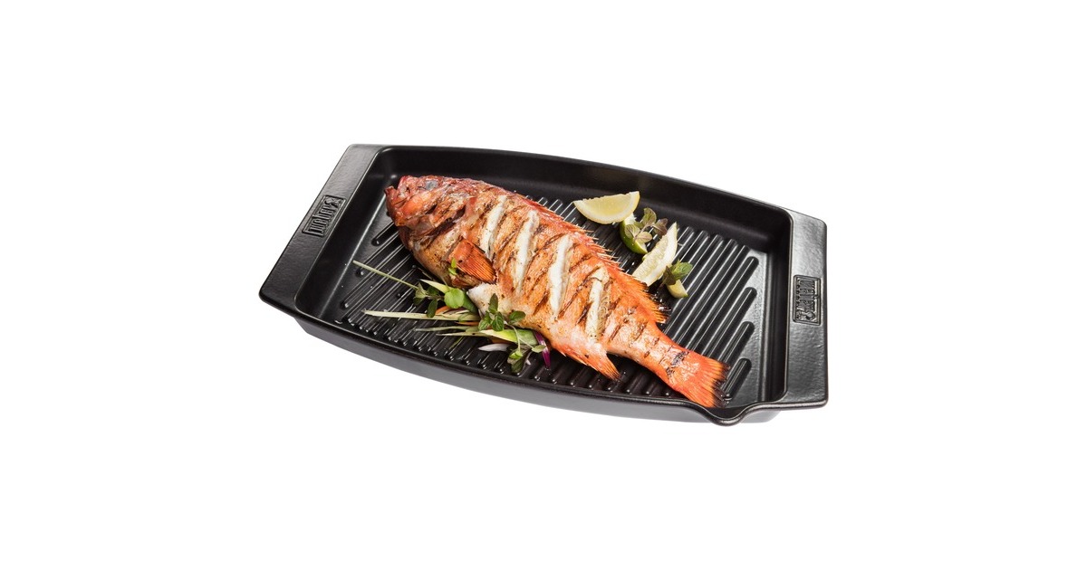 WeberKeramische grillpan bak-/braadpan  (Antraciet)