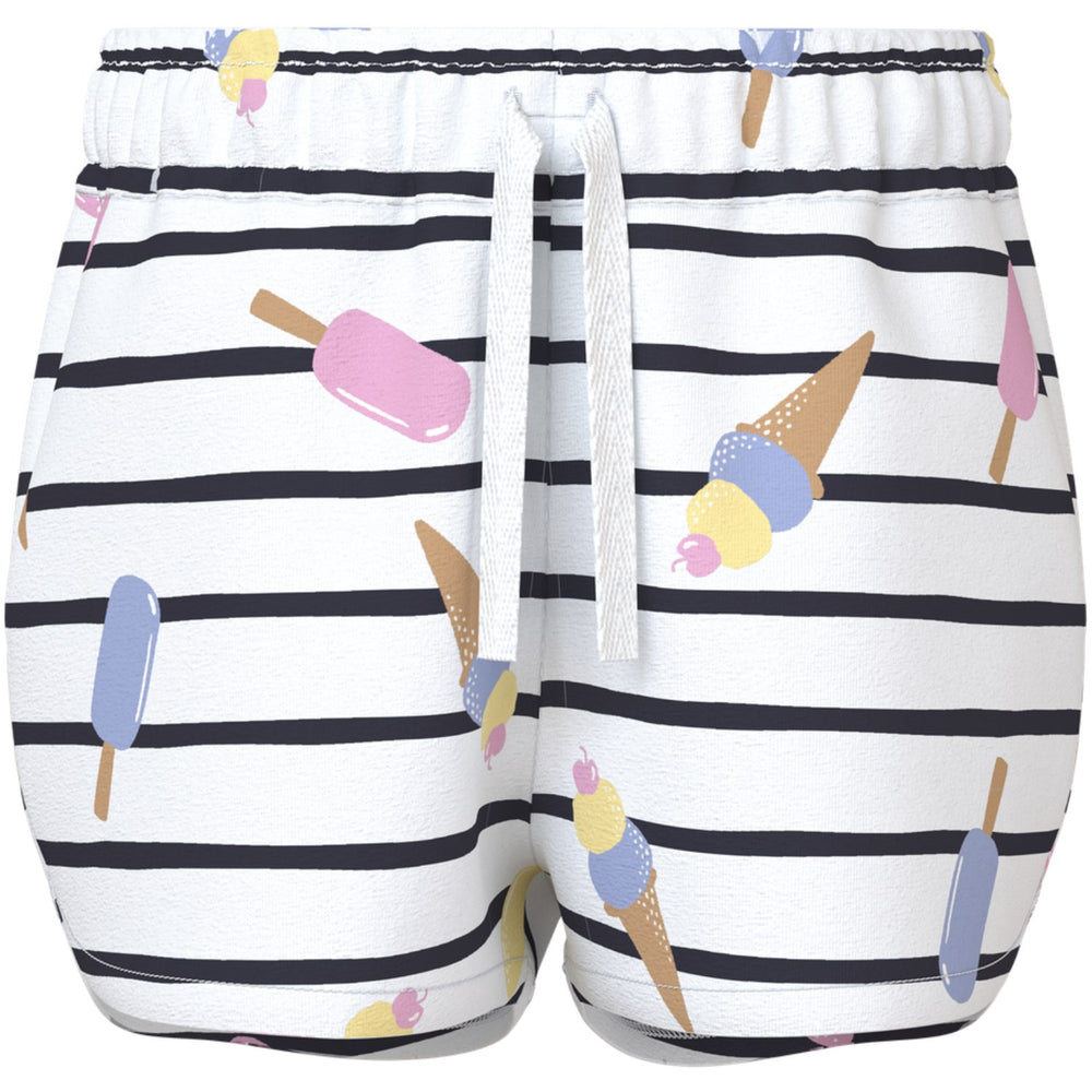 Køb Name It Bright White Ice Vigga Shorts F1 Noos