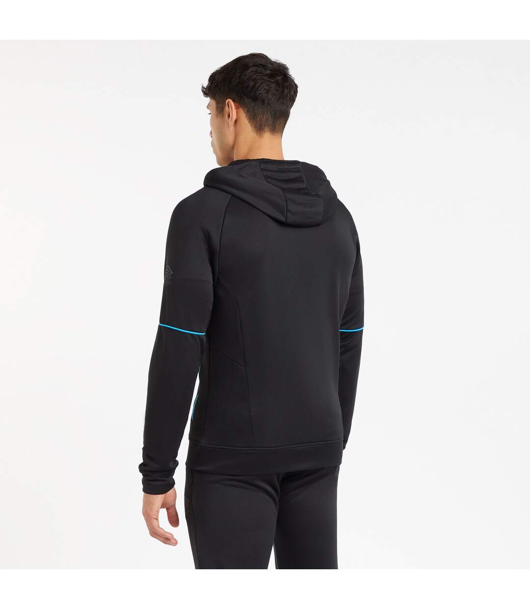 Umbro - Veste à capuche PRO TRAINING - Homme (Noir / Bleu vif) - UTUO1320