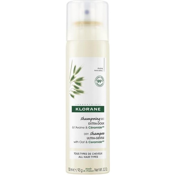 Shampooing sec extra doux à l'avoine et céramide Like Klorane - Aérosol de 150 ml