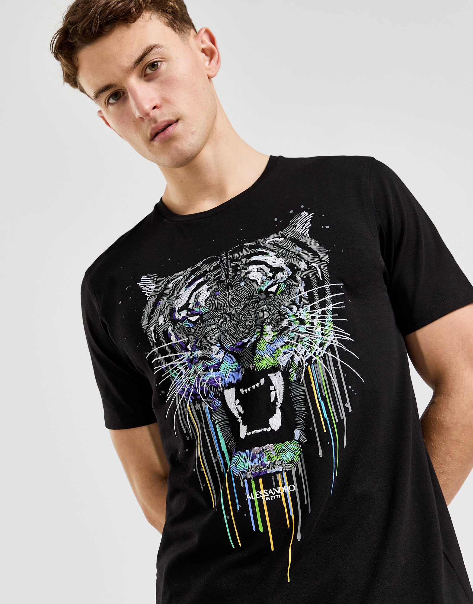 Alessandro Zavetti T-shirt Growler Imprimé Homme