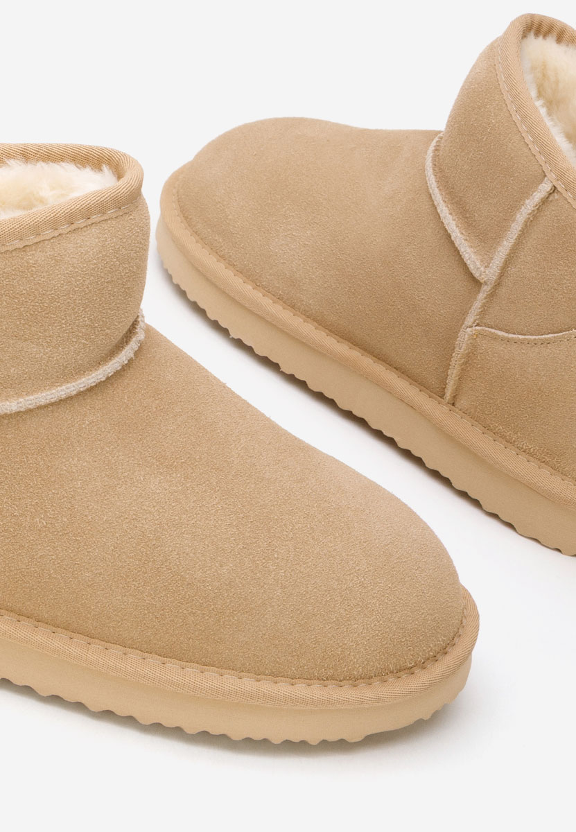 Bottes de neige femme beige Crisea V3
