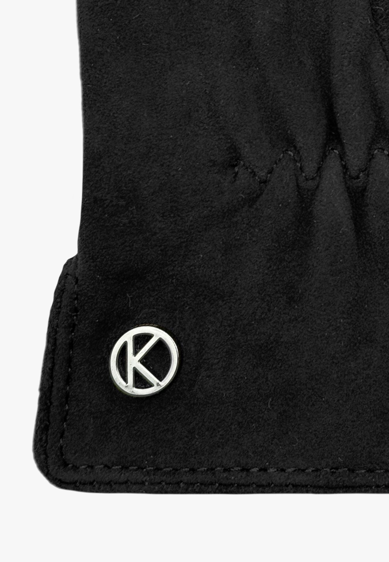 Suède handschoenen 'Luna' zwart Zwart