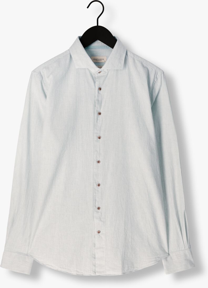 PROFUOMO mint profuomo klassiek overhemd shirt cutaway sc cotton linnen
