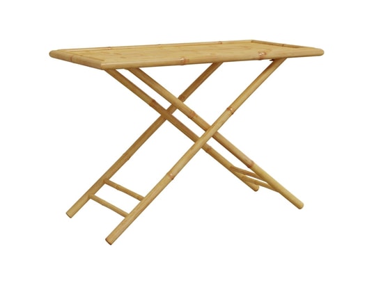 VIDAXL - Table pliante Table de jardin pliable 110x55x75 cm bambou