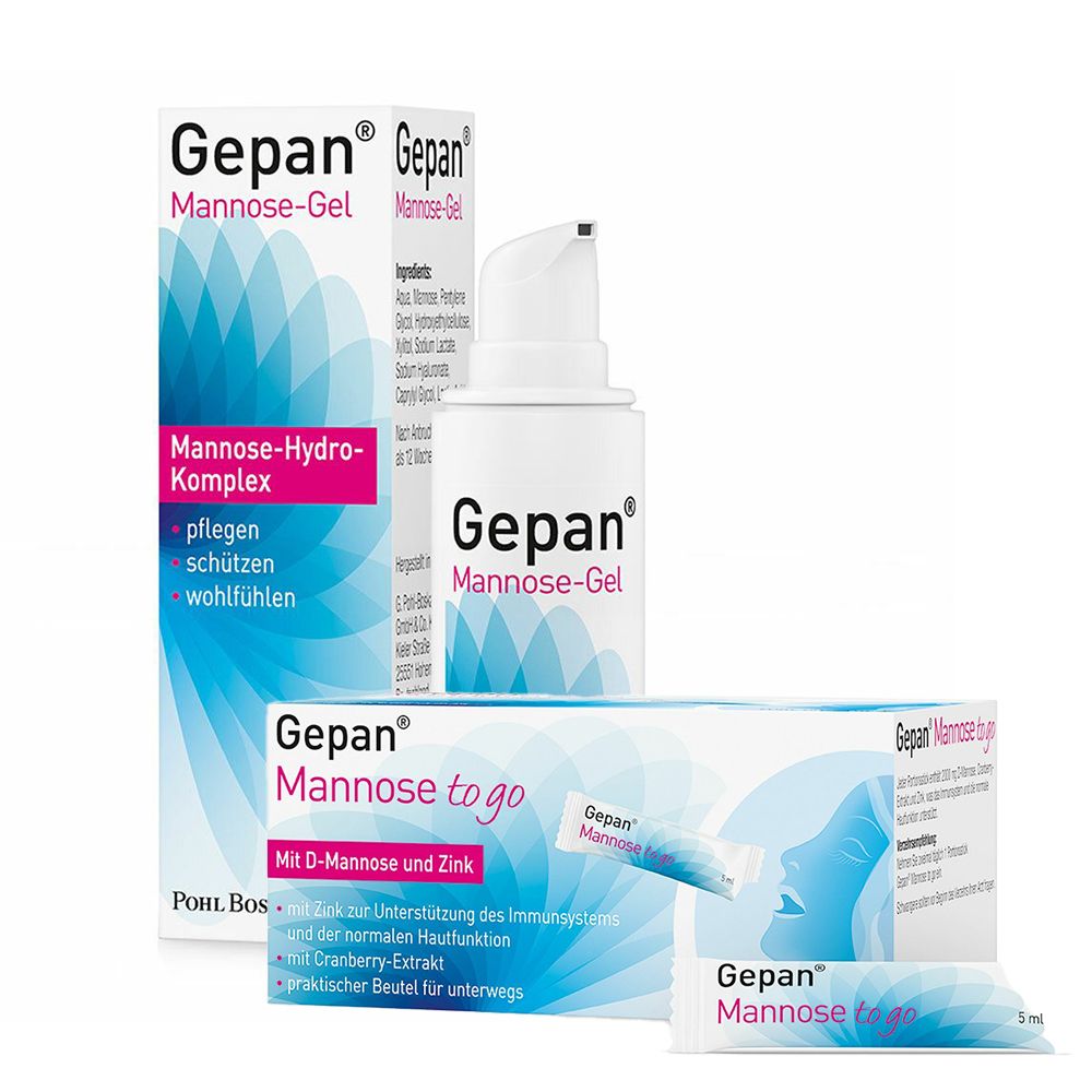 Gepan® Mannose to go + Gepan® Mannose-Gel