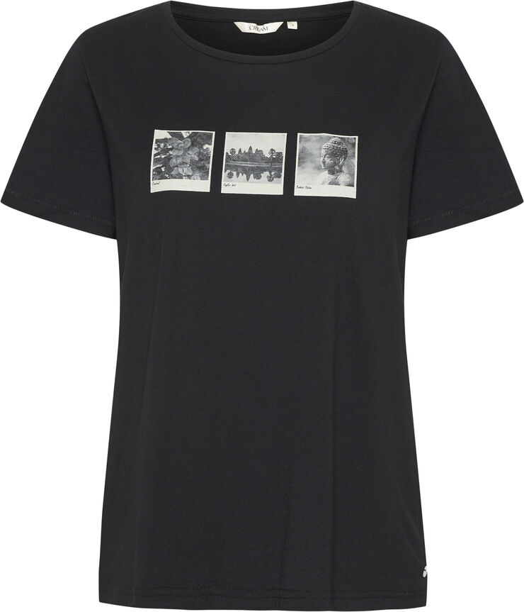 Cream CRNorma T-Shirt Cambodia pictures black