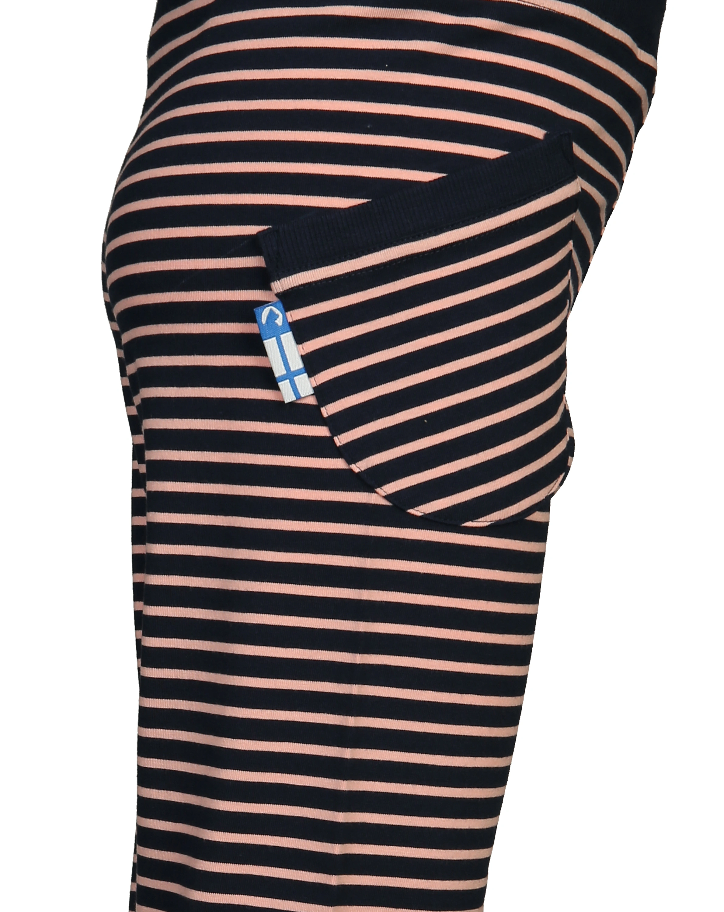 Jerseyhose TIIKERI geringelt in navy