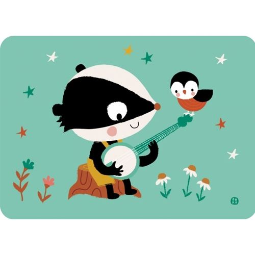 By bora ansichtkaart - das banjo
