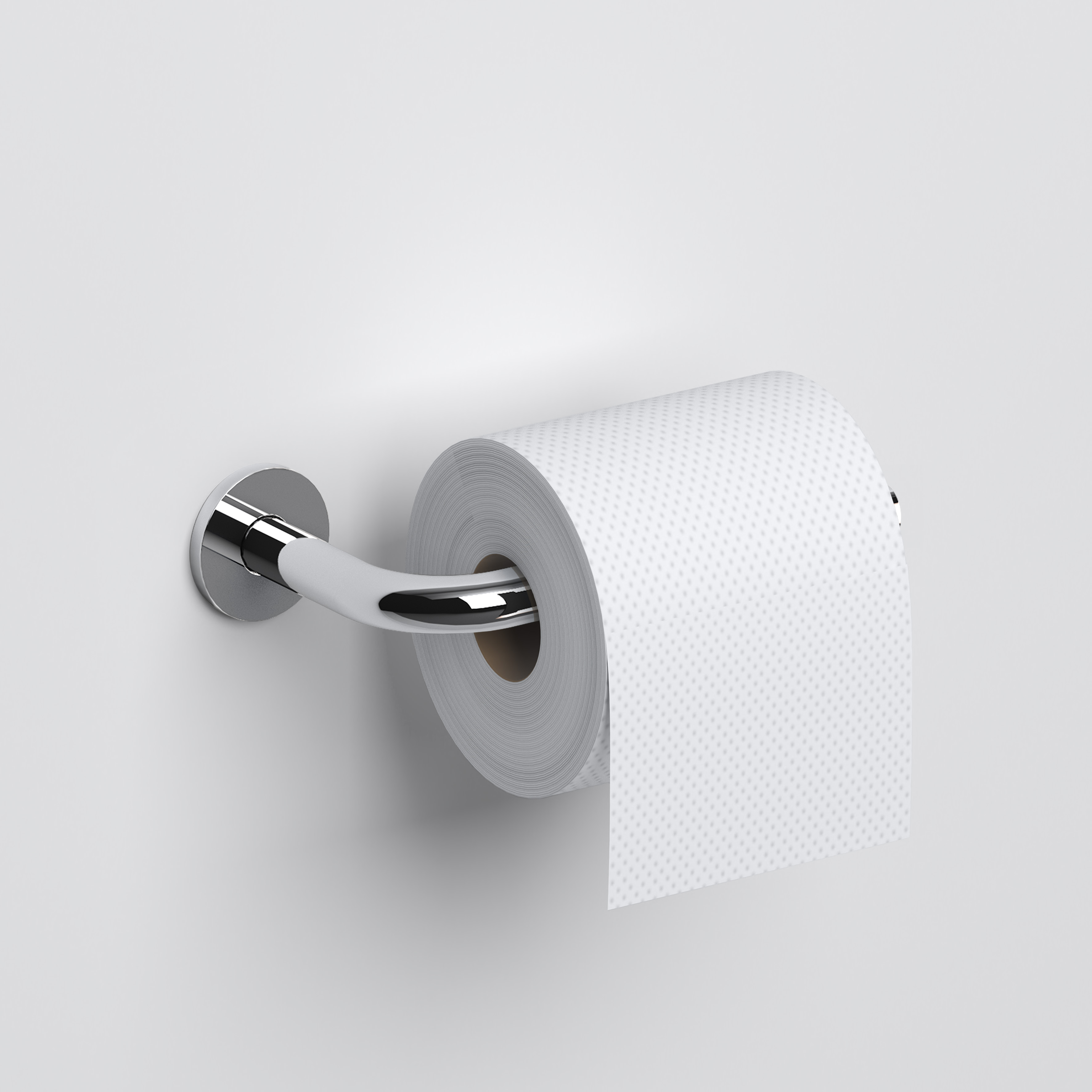 Clou Kaldur toiletrolhouder chroom