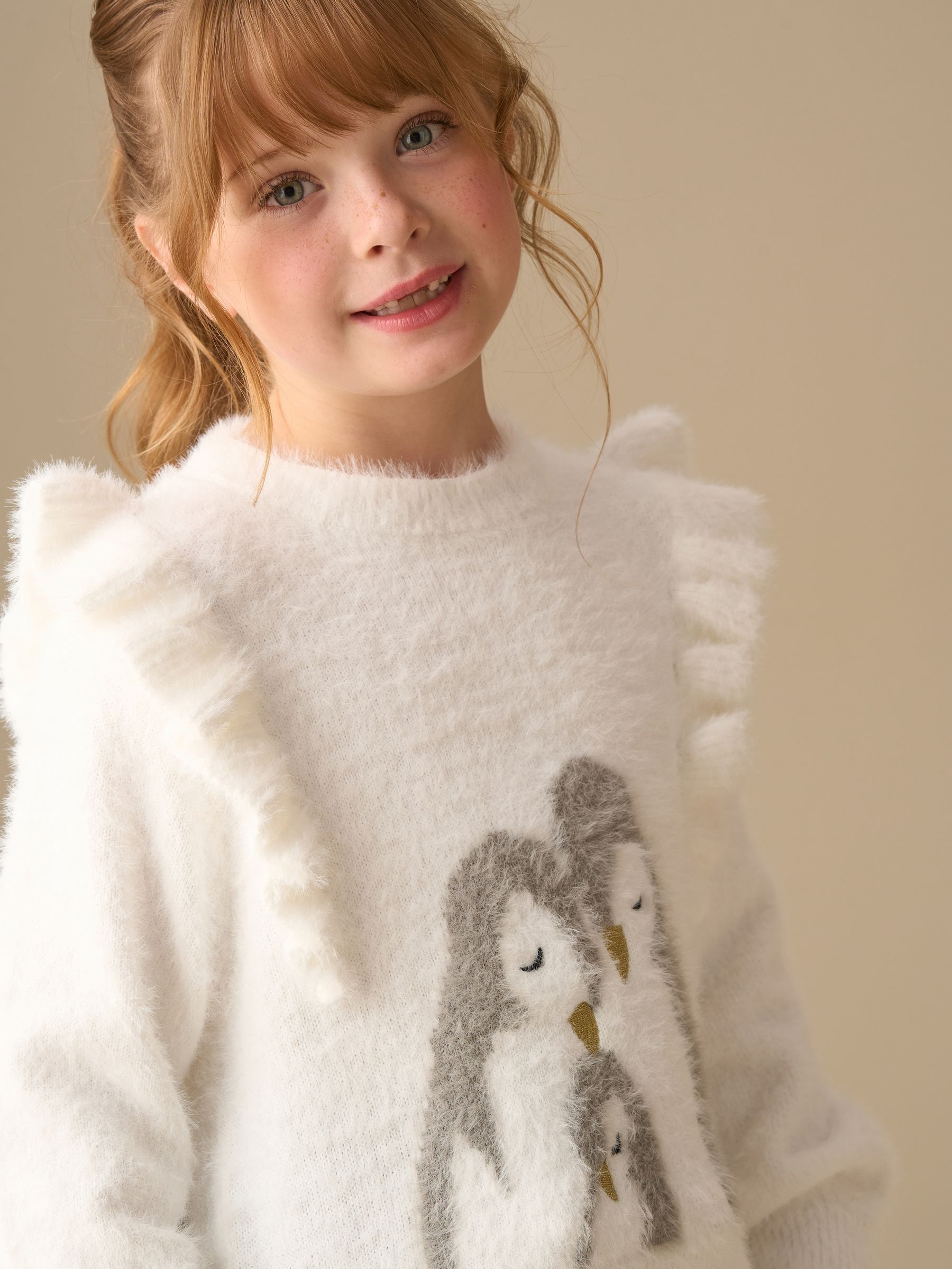 Angel & Rocket Penguin Knitted Jumper