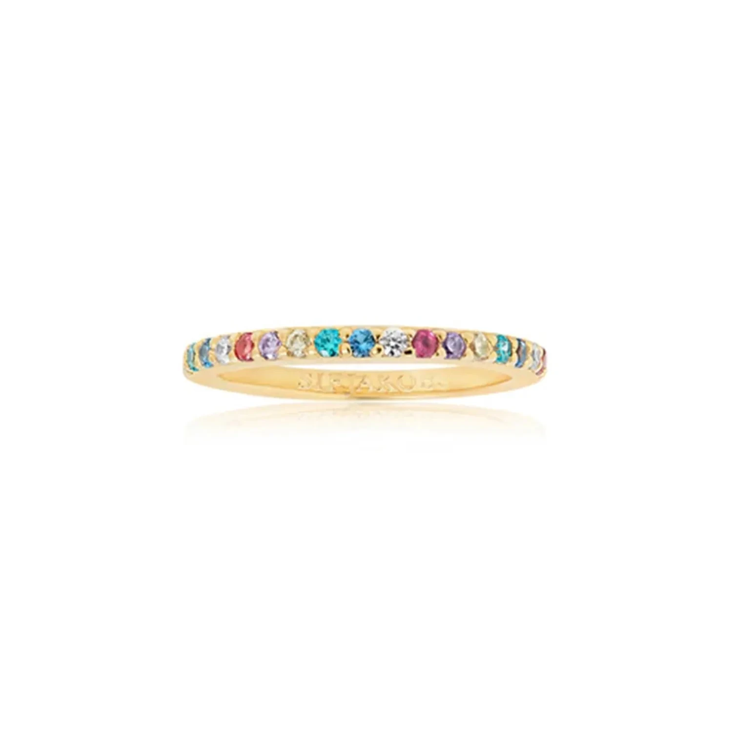 Sif Jakobs Corte Uno Ring 18 kt. Forgyldt Sølv SJ-R10811-XCZ(YG)