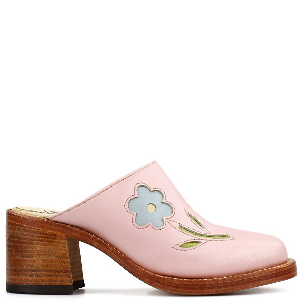 Sendra klompen 4889 Nappa Baly Rosa