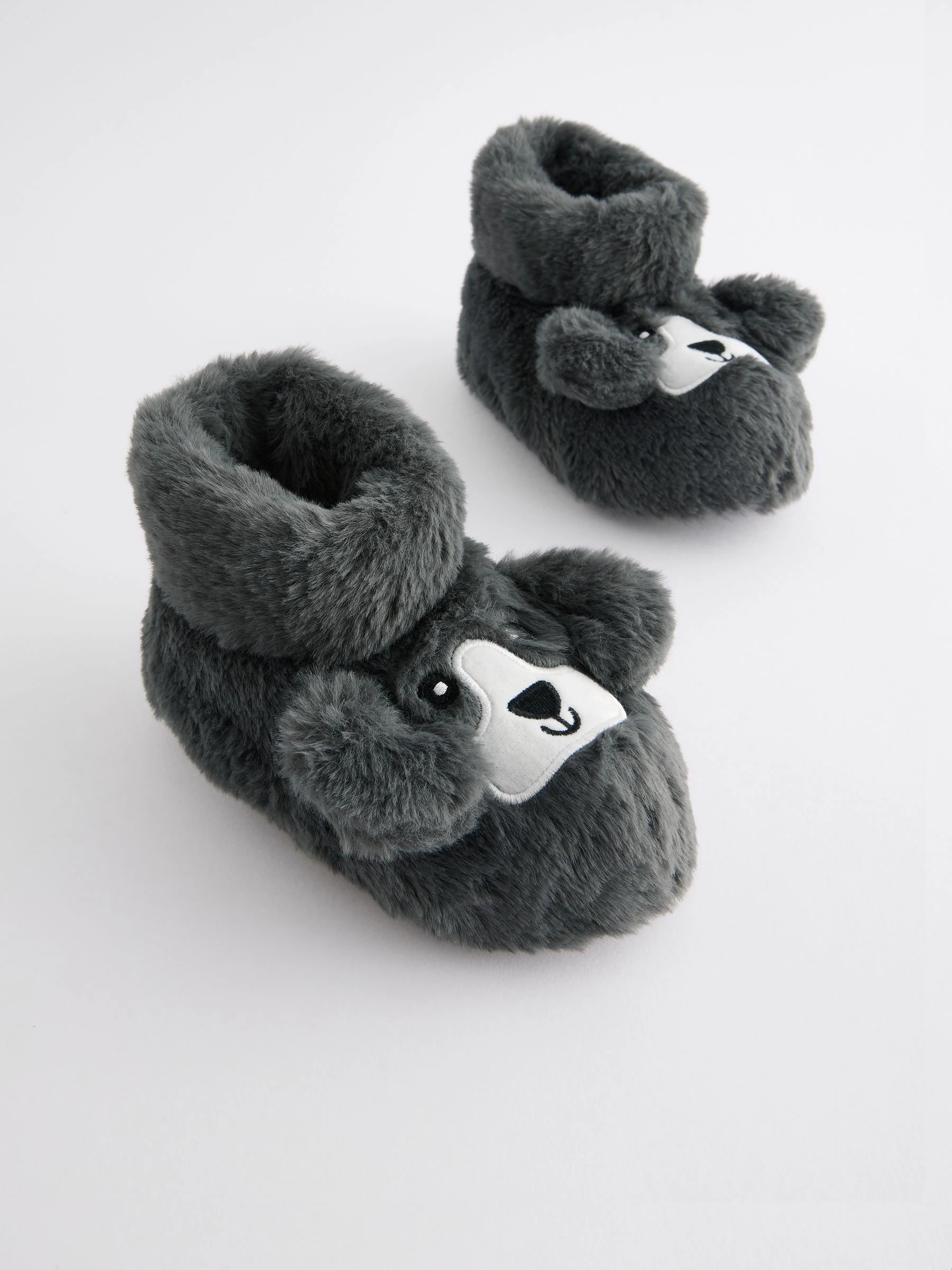 Grijs met hond - Pantoffellaars