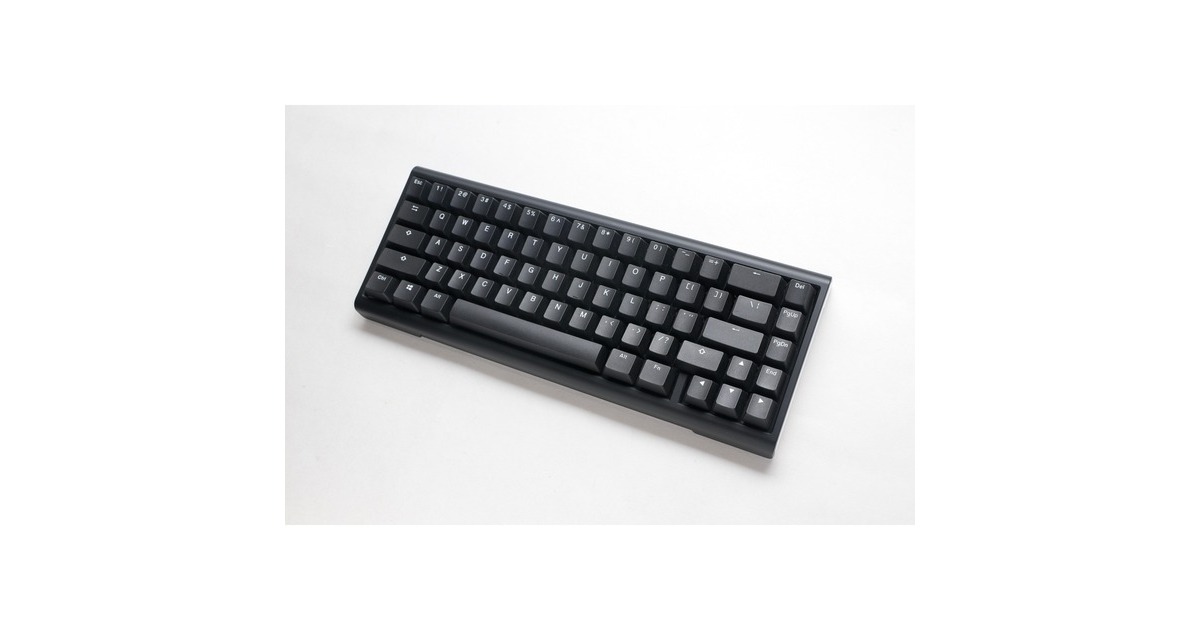 DuckyProjectD Tinker 65 met QMK/VIA, toetsenbord  (Zwart/wit, US lay-out, Cherry MX Brown, RGB led, Double-shot PBT, Hot-swappable, Gasket mount, 65%)