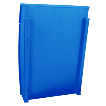 V-Part Brievenbus staal Geronan blauw