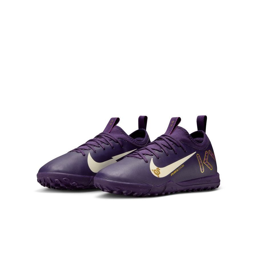 Nike Air Zoom Mercurial Vapor 16 Academy TF Mbappé Personal Edition - Violet/Blanc Enfant