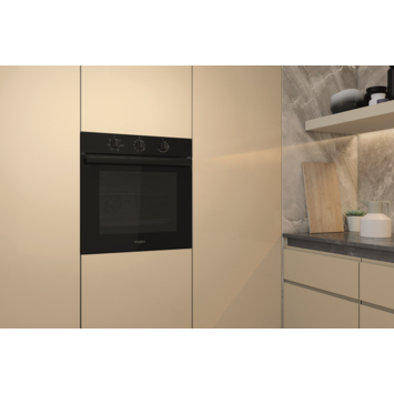 Whirlpool Oven multifunctioneel 60cm zwart