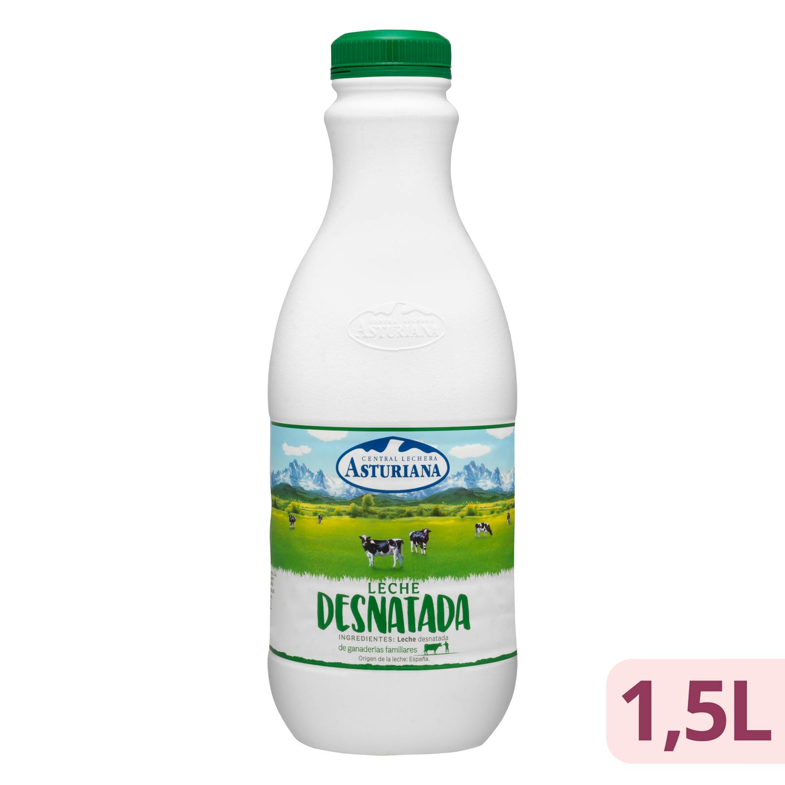 Lait écrémé asturien