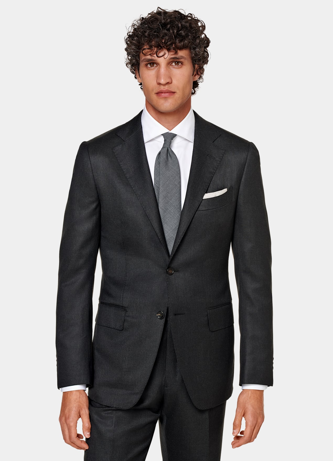 Costume Lazio coupe Tailored gris foncé