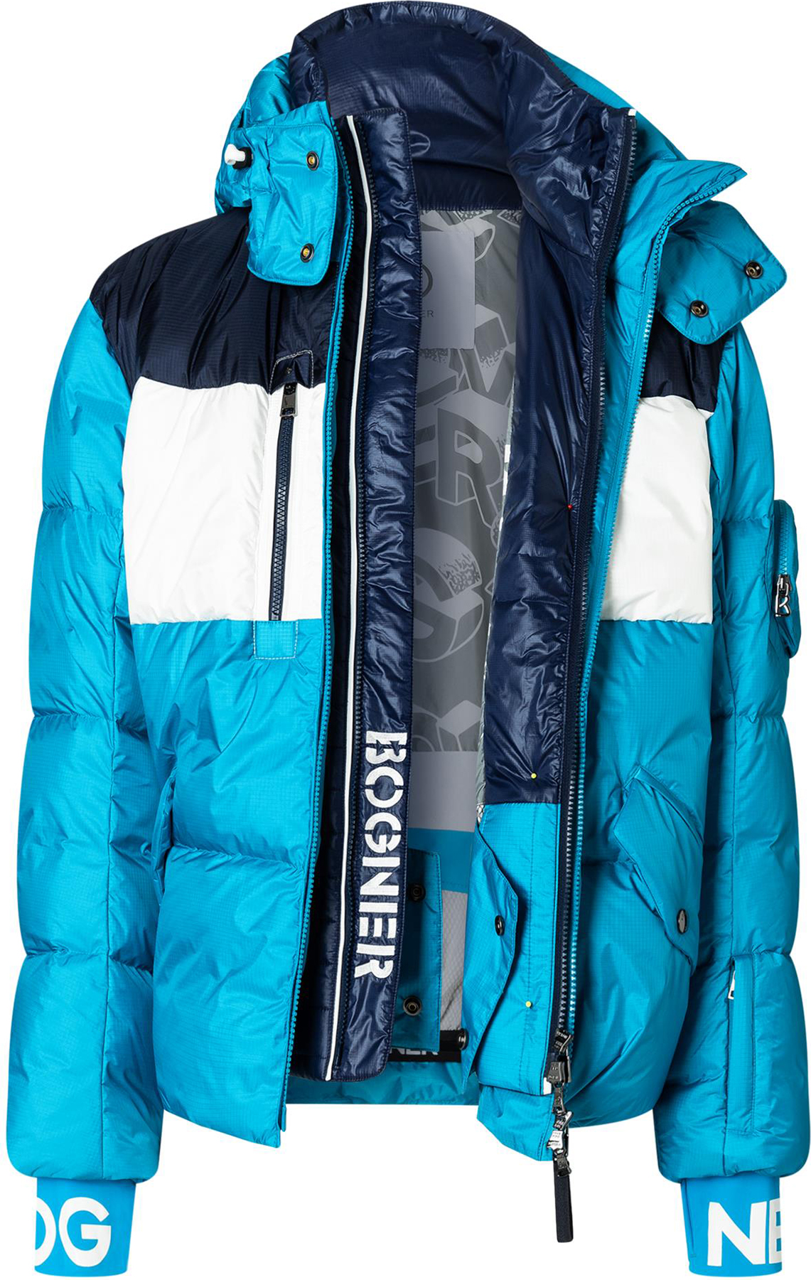 Ivar Ski Jacket Herre 456/Blue/White