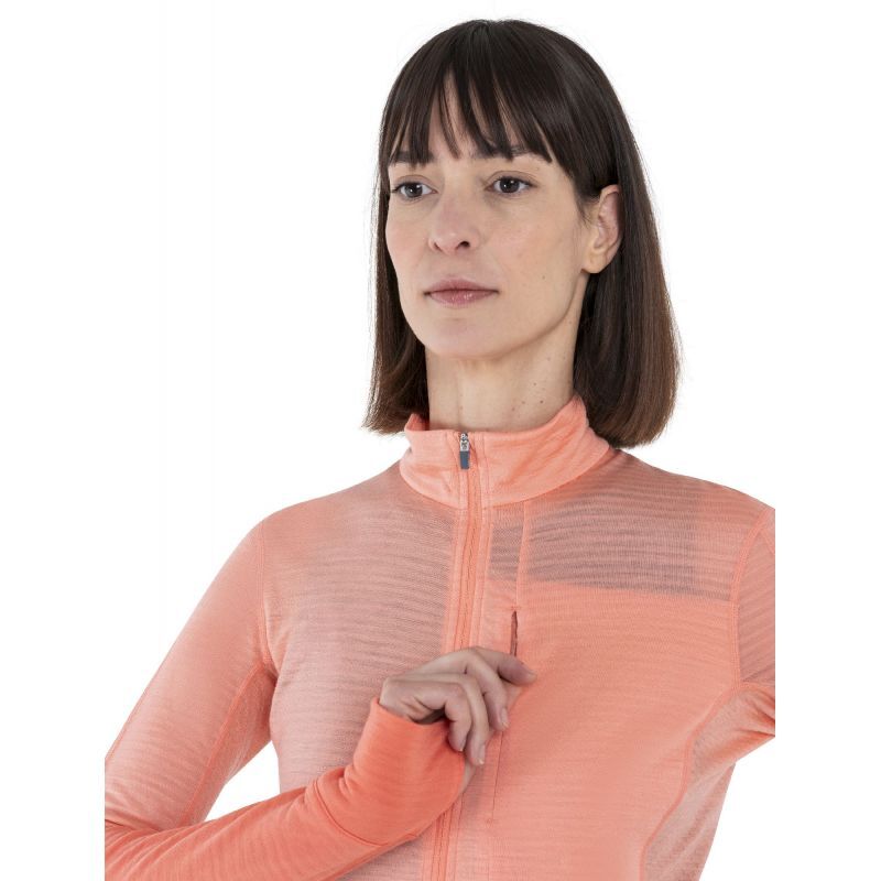 Merino 200 RealFleece Descender LS Half Zip - Polaire en laine mérinos femme