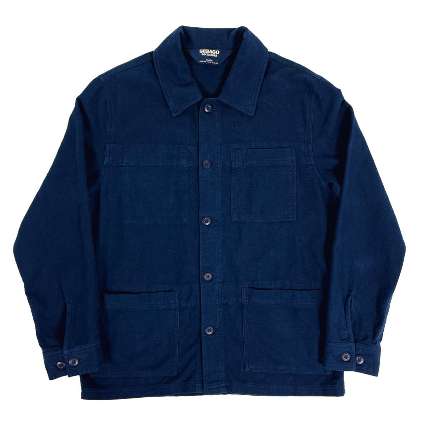 DORR SLUBCOTTON BLUE MARINE-VESTE SEBAGO HOMME BLEUE