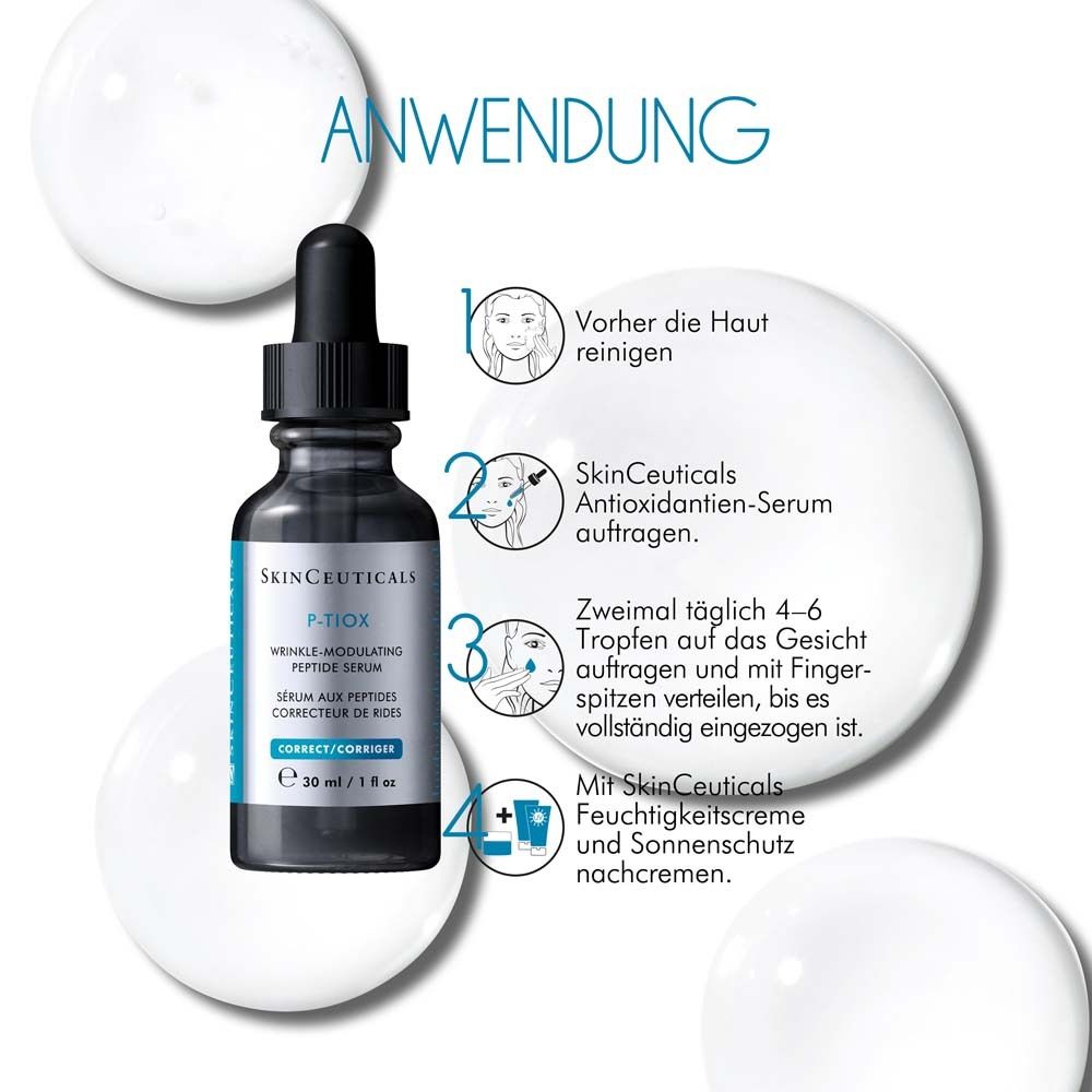 SkinCeuticals P-TIOX: Anti-Falten-Serum mit innovativem Peptidkomplex