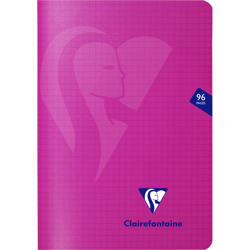 Carnet piqué Clairefontaine Mimesys 14,8 x 21 cm assorti aléatoire 5 x 5 - 96 pages