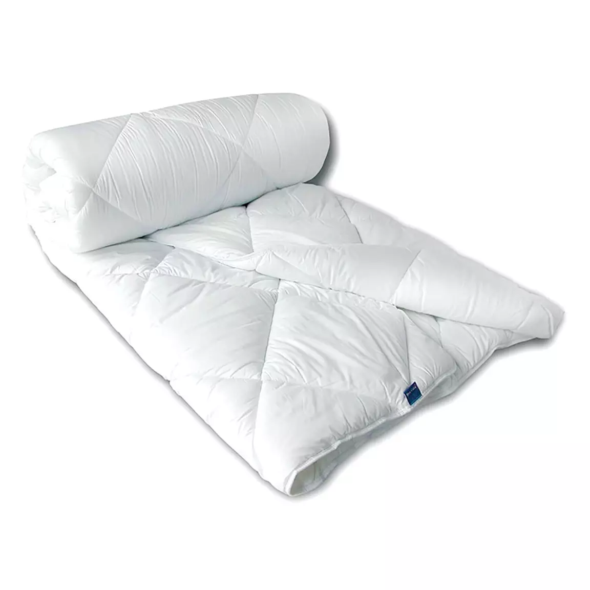 Couette Chaude (140 x 200 cm) Microfibre Lavable à 95°C Blanche