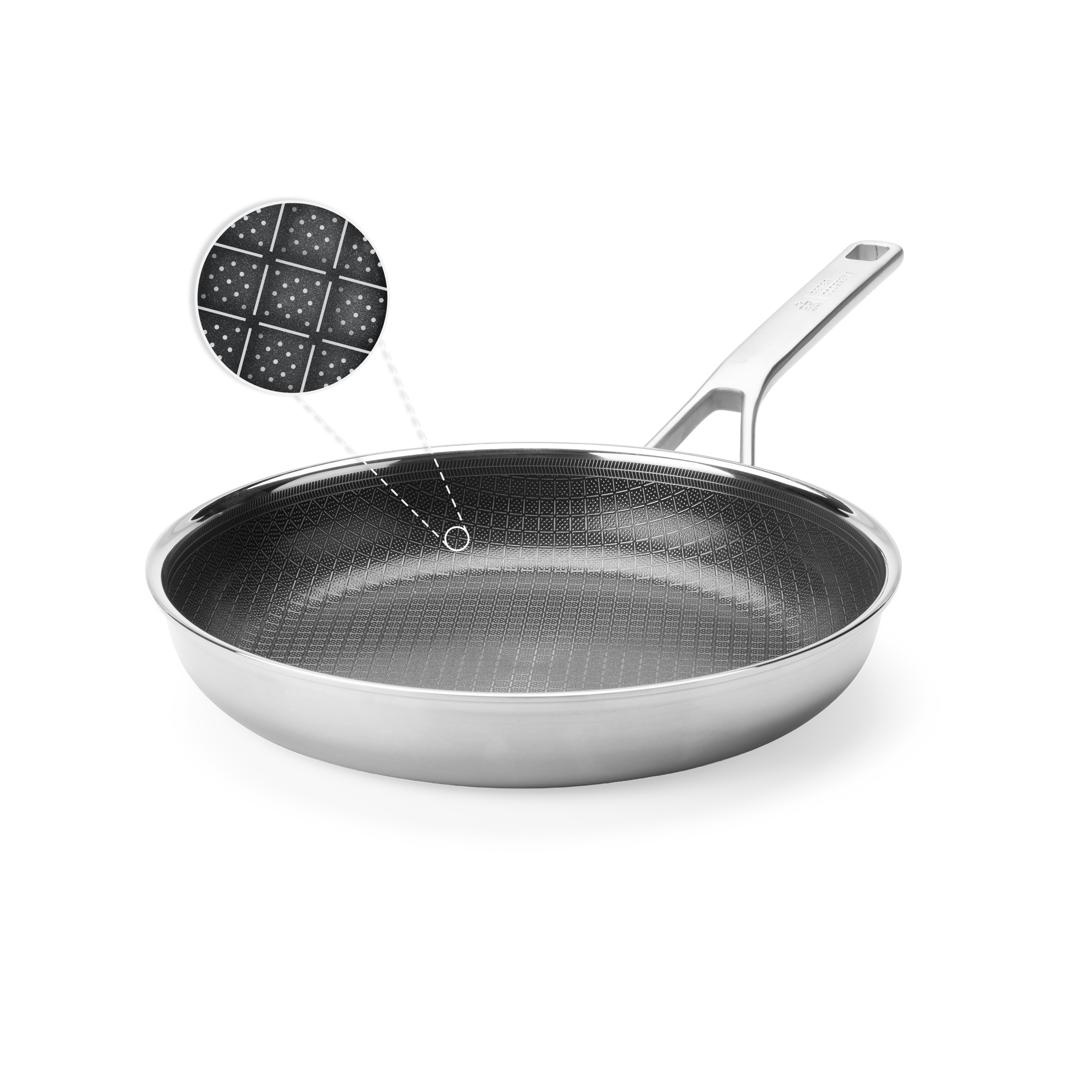 Durabond Hybride koekenpanset (24cm   28cm)   hapjespan met Gratis koo