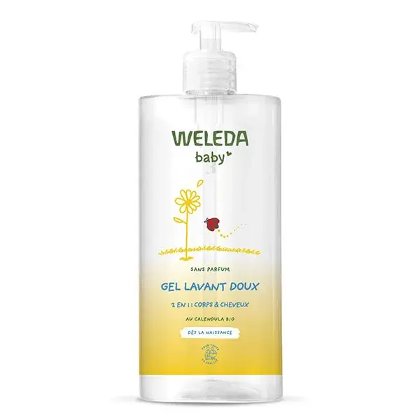 Gel de Limpeza Suave de Calêndula Weleda, Sem Fragrância - 750 ml
