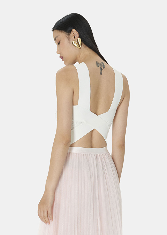 Pull Pranaécru en maille