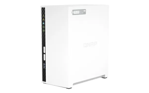 QNAP TS-233 - NAS-server - 2 bays - SATA 6Gb/s - RAID 0, 1, JBOD - RAM 2 GB - Gigabit Ethernet - iSCSI support