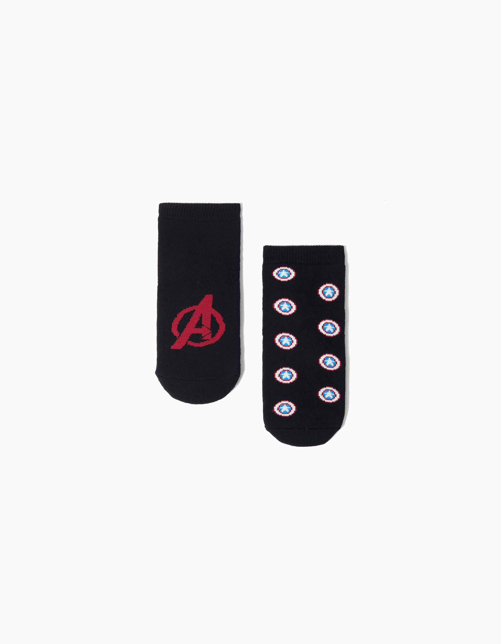 Pack 2 Meias Antiderrapantes 'Avengers' ©Disney, Menino, Multicor