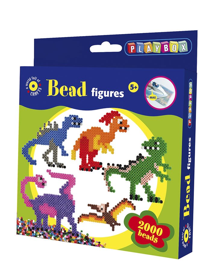 Bügelperlen-Set DINOSAURIER 2001-teilig