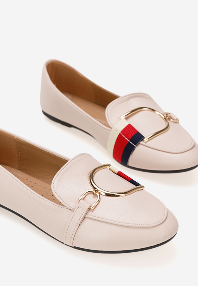 Mocassins femme nude Elvira