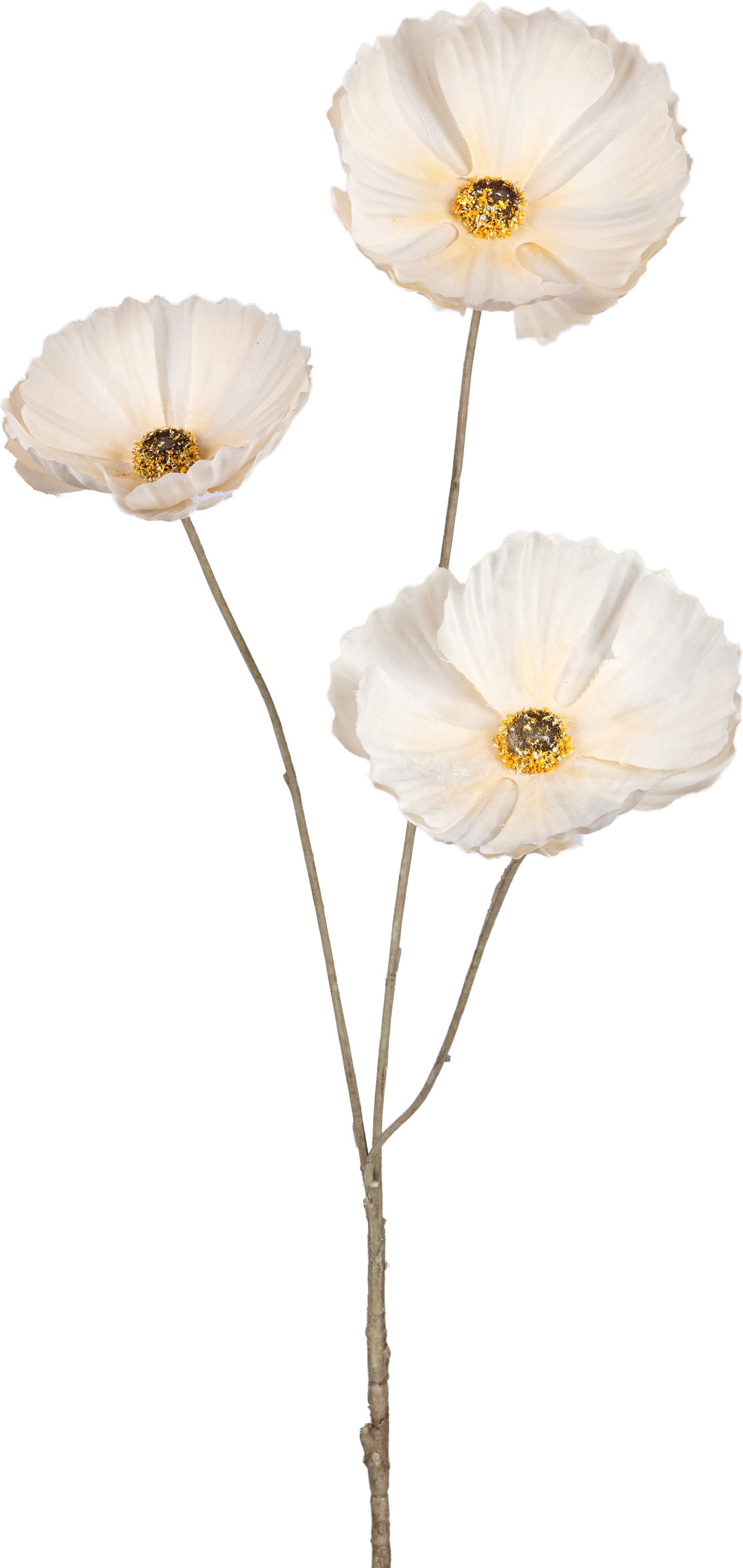 Louis Maes kunstbloem Cosmea wit 80 cm