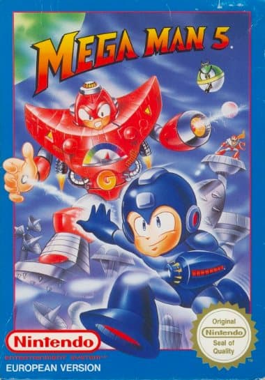 Mega Man 5 - Nintendo 8-bit/NES - PAL B/SCN - Cart Only