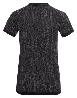 Maillot Manches Courtes Femme Odlo Blackcomb Light Noir Gris