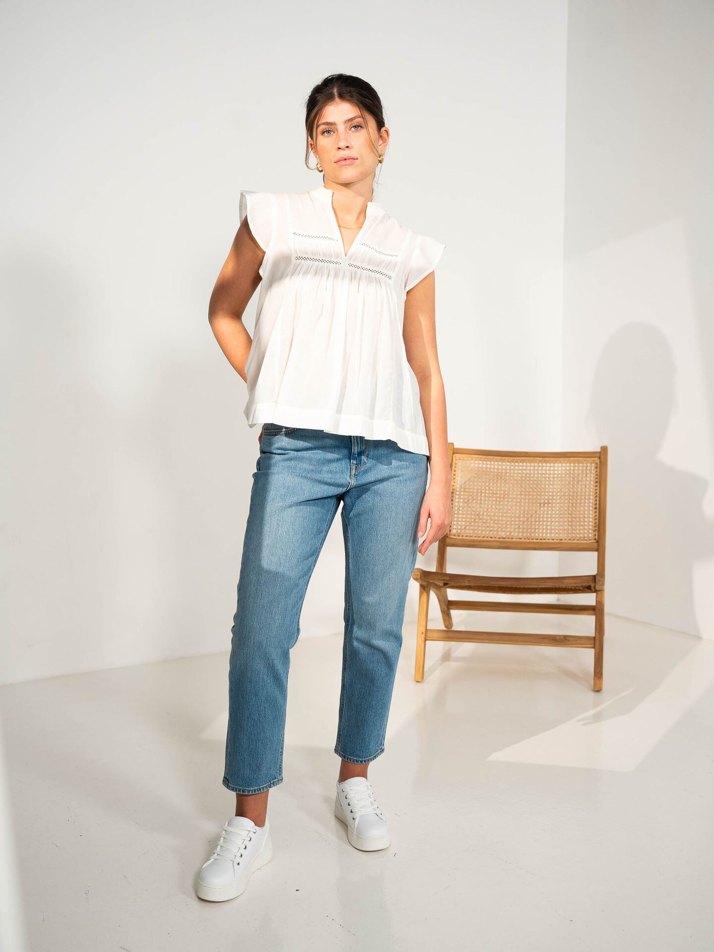 Eugenia Short Sleeve Top