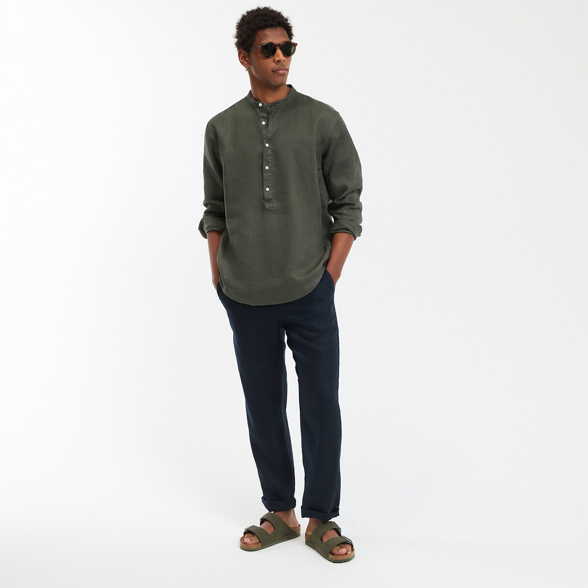 COLEÇÕES LA REDOUTE<br>Camisa de linho