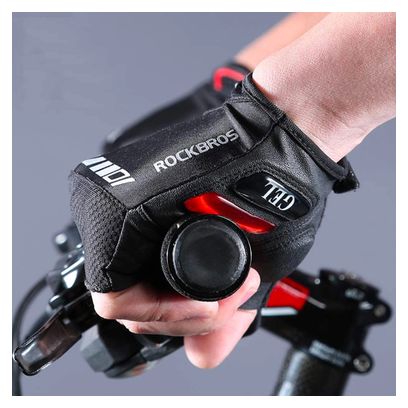 ROCKBROS S143-BK Paire de Gants de Cyclisme avec Gel noir