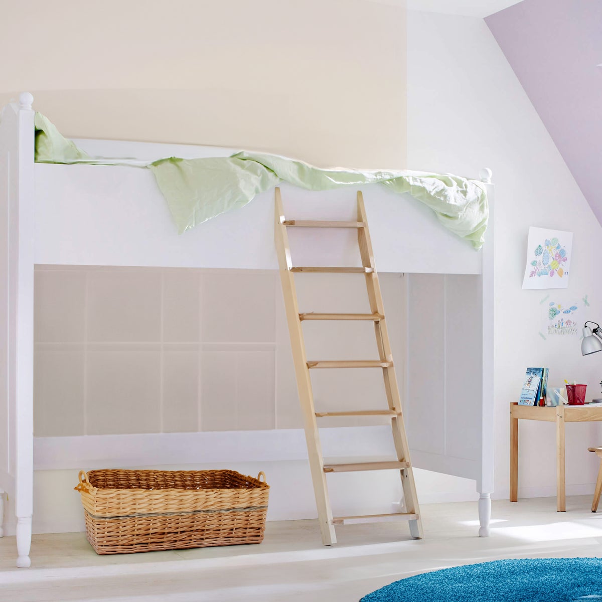 HANDYSTAIRS Houten Ladder “StepUp2” – Houten Hoogslaper Trap met 11 Treden tot 240 cm – 40 cm Breed