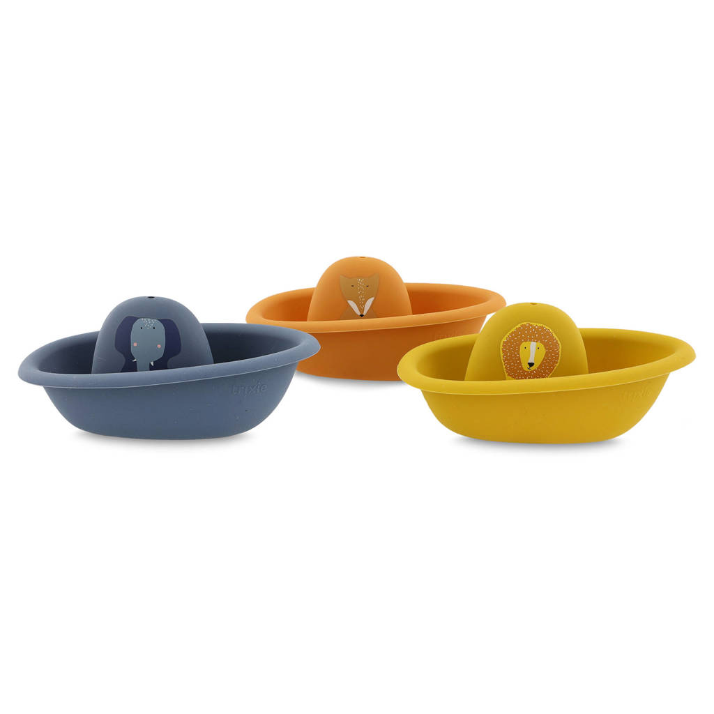 bad bootjes All Animals blauw/geel/oranje