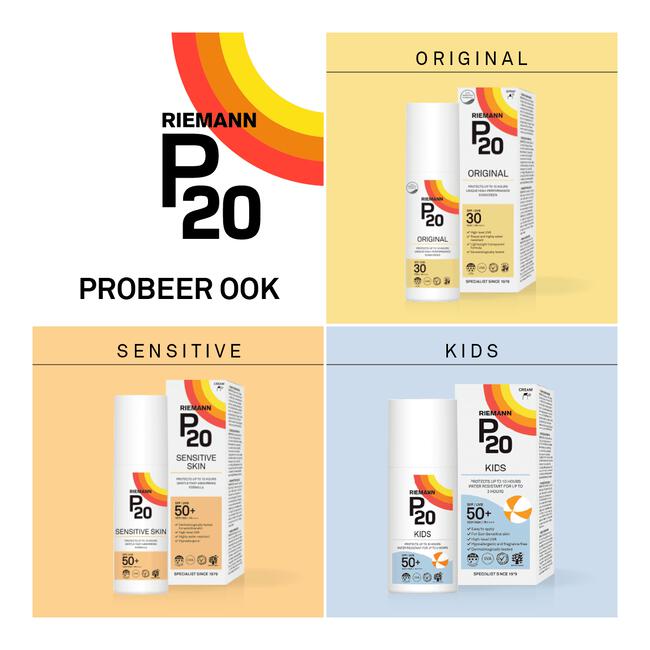 P20 Original Zonnebrand SPF 50+ 175 ML